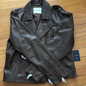 Lucky Brand Brown Leather Jacket